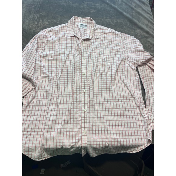 Mountain Khakis Mens XX-Large Plaid Button Up Shirt Casual Red White - Picture 1 of 6
